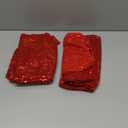 Hahuho Red Sequin Backdrop Curtain, 2PCS 2FTx8FT Glitter Backdrop Curtain for Parties, Christmas, Wedding, Party Decoration2 Panels, 2FT x 8FT, Red