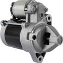 DB Electrical 410-52055 Starter Compatible With/Replacement For John Deere 175 240 GS25 GS30 GS45 HD45 LX172 LX176 Kawasaki FC400V FC401V FC420V Kubota T1460-40 A B, T1560-40 GH410V GH420V 12498-63010
