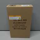 3 PCS Christmas Tree Taper Candles with Remote & Timer, Flameless Christmas Tree Wax Battery Operated Green Tree LED Candle for Christmas Home Decor(3pcs,9.5inch)