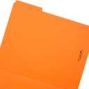 100 Blue Summit Supplies Colored File Folders Letter Size with 1/3 Cut Tabs, Assorted Colored Folders, Durable 11pt Paper, Colorful File Folders for Files, Multi Color File Folders, Reinforced Tabs