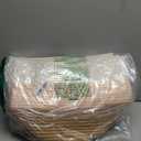 voten Round Storage Cubes Baskets Bins Organizer 11x11x11'' Fit 12x12'' Cube Storage, Durable Woven Cotton Rope, 3-Tone Honey, 3-Pack, Collapsible (L11xW11xH10.7)