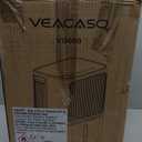 VEAGASO 2500 Sq. Ft Dehumidifier for Basement, 34 Pint Dehumidifiers For Home, Large Room, Auto Drain or Manual Drainage, Digital Control Panel, Auto Defrost, 24H Timer (White)