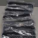 Hooke Road Matte Black Grill Inserts Front Mesh Grille Cover for 2007-2015 Jeep JK Wrangler & Unlimited Wrangler Accessories (7PCS Black)