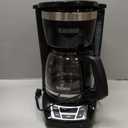 BLACK+DECKER 12-Cup Digital Coffee Maker, Programmable, Washable Basket Filter, Sneak-A-Cup, Auto Brew, Water Window, Keep Hot Plate, Black