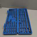 Rotary Hammer SDS Plus Drill Bits & Chisels Set- 20Pcs Concrete Masonry SDS Plus Drill Bits with Portable Plastic Box- SDS Plus Shank Fits Rotary Hammer