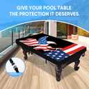 NEVERLAND Pool Table Cover 8ft - Waterproof & Dustproof, Indoor & Outdoor Protection, Oxford Cloth Tear-Resistant Scratch-Proof Billiard Table Covers for Home and Billiard Room