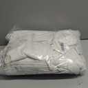 H.VERSAILTEX 100% Blackout Curtains Linen Textured Blackout Curtains for Bedroom Full Light Blocking Thermal Insulated Curtain Panels 84 Inches Long Energy Saving with White Liner, 2 Panels, Ivory