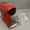 Espresso Machine with Steam Milk Frother Semi Automatic 20 Bar Compact Red with Touch Screen for home Cafetera Espresso, Latte, Cappuccino, Americano, Macchiato