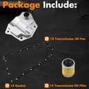 RE0F10A RE0F10B JF011E Transmission Filter Oil Pan Gasket Kit 05191890AA Compatible with Jeep Nissan Dodge Mitsubishi Compass Patriot Rogue Sentra Lancer Outlander Caliber