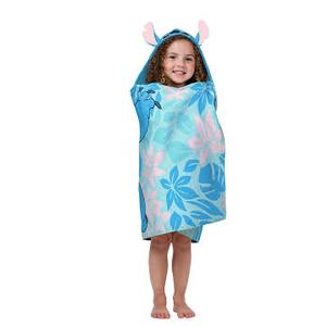Stitch Hooded Poncho Towel for Bath Beach Pool by Disney New With Tags 22x51