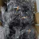 Brightown Outdoor String Lights, 50FT 25 G40 Bulbs Shatterproof Patio Lights, IP65 Waterproof Dimmable Hanging Connectable Globe LED Outdoor Lights for Backyard, Bistro, Porch, Deck, Balcony (Black)