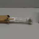 Dseap Kitchen Utensil Holder Hanger, Pot and Pan Rack Wall Mount, Kitchen Rail with 8 Hooks for Hanging Cooking Utensils, Mugs, Spoons, Wall Mounted, Stainless Steel, Bronze