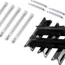 Grill Replacement Parts for BBQ Pro Kenmore 5 Burner 146.47468610 146.23680310 146.47469610 146.23770310 146.16153110 Flame Tamer Heat Plates 40800023 Burner 40700125 Crossover Tubes