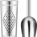 Stainless Steel Ice Scoop with Magnetic Holder for Ice Maker, Kitchen Freezer or RefrigeratorGreat Accessory for house appliance with trackless Velcro Included if your appliances are non-magnetic