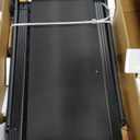  Outdoor Camping Accommodation Small Ultra-Quiet Running Machine Folding Electric Treadmill with Distance Time Calories Heart Rate Speed Adjustment Office/Home Fitness