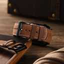 SUNFWR Leather Bands Compatible with Apple Watch Band 42mm(Series 3 2 1) 44mm 45mm 46mm 49mm for Men Women, Top Grain Genuine Leather Replacement Strap for iWatch Ultra 3 2 1, SE3 2 1, Series 11 10 9 8 7 6 5 4 3 2 1
