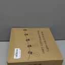 Brightever LED Outdoor String Lights 100FT Patio Lights with 52 Shatterproof ST38 Vintage Edison Bulbs, Outside Hanging Light Waterproof for Porch, Deck, Garden, Backyard, Balcony, 2700K Dimmable (100FT-Warm White, Black Wire)