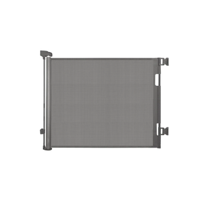 DEAR LOV Retractable Mesh Baby Gate, 33" Tall, Extends up to 55" Wide, Child Safety Gate for Doorways, Stairs, Hallways, Indoor/Outdoor (33"x55", Gray)