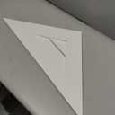 Ekena Millwork GVPTR32X1301SF Triangle Surface Mount PVC Gable Vent, Factory Primed White