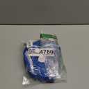 Fanuerg Women's Twist Front Bikini Top V Neck Push Up Padded Swimsuit Top Bathing Suits (Large, 01- Blue)