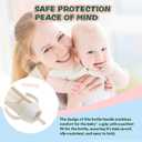 Baby Bottle Handles Compatible for Pigeon Wide Neck Bottles(5.4/8.1oz), Feeding Bottles Holder Accessories, Pack of 4