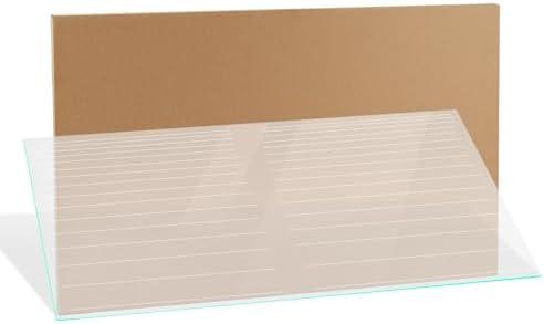 LANGBOHOS WP2176225 Refrigerator Glass Shelf Replacement Compatible with Kenmore Whirlpool,Glass Shelf Crisper Pan Insert 2210581,2180069,2210560,2173300,ATB2232MRW00(27.44x16.34 inches)