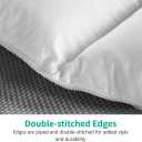 APSMILE Lightweight All-Season Down Feather Fibers Comforter Super King, Duvet Insert for Hot Sleepers/Warm Sleepers -High Fill-Power Hotel Collection Comforter,Light Warmth (120"x120",White)