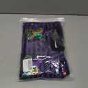 ASTANFY Womens Mardi Gras Sweatshirt Carnival Sequin Purple Sweater Masks Graphic Shirt Crewneck Long Sleeve Tops, Small