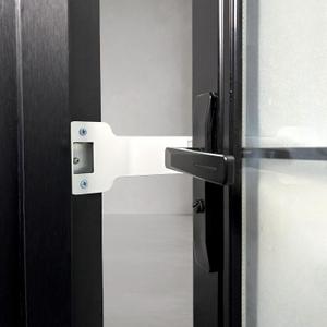 Cat Door Latch, (3 Packs) Dog Proof Door Lock, Door Prop for Cats,Pet Door Stopper to Keep Dog Out of Litter Food, Fast Installment and No Damage [U.S Patent Pending] (3 Packs White)