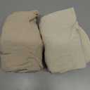 lulumoon Baby Muslin Bassinet Sheets: Cotton Bassinet Sheets Neutral for Boys and Girls - Fitted for Oval Rectangle or Hourglass (White & Cream)