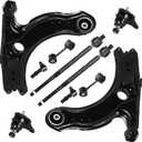 Front Lower Control Arm Assembly Fit for 2001-2010 Volkswagen for Beetle 2003-2006 for Golf 2001-2005 for Jetta K640176-10pc Set