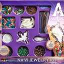 Cra-Z-Art Avatar Navi Jewelry Making Kit, Make Your Own Bracelets, Necklaces & Songcord, Beads, Charms, Threads & Paints, Creative Craft Kit for Kids Ages 6+