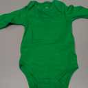 ROMPERINBOX Unisex Baby Onsies Solid Baby Bodysuit Romper Blank for 0-3 Months Boys Girls (Long Sleeve Green)