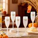 Meanplan 24 Pack Prom 2026 Graduation Champagne Flutes 6oz Plastic Champagne Flutes 2026 Prom Decorations Graduate Party Favors Cocktail Cups Drinkware