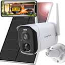 LongPlus 2K Solar Security Cameras Wireless Outdoor, Camera Wireless Camera for Home Security, Battery Powered WiFi Cameras with AI Motion Detection, Color Night Vision, 2-Way Talk, Cloud/SD Storage