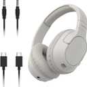 Belkin SoundForm Surround Bluetooth Over-Ear Headphones - Environmental Noise Cancelling Headphones - Wireless w/ 60H Playtime & Soft Ear Cups for iPhone, Galaxy, iPad, Travel, Home, or Office - Sand