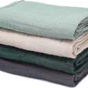 CottCare Baby Muslin Swaddle Blankets for Boys and Girls, 4-Pack Breathable and Skin-Friendly, Wrap Soft Silky Cotton Muslin Swaddle Blankets