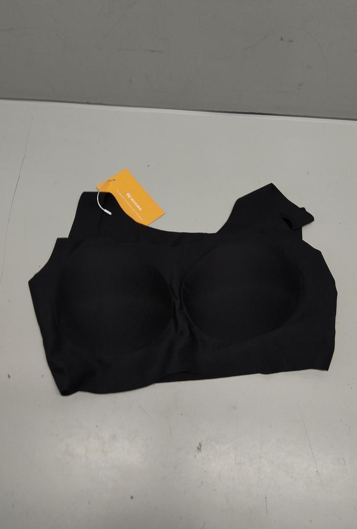Bras for Women Wireless Seamless No Underwire Comfort Bra, Full Coverage T-Shirt Bra with Natural Lift and Removable Pads, Size L