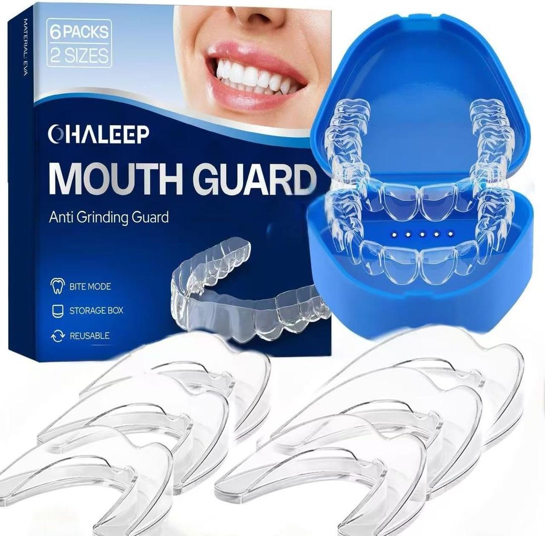 Anti Grinding Guard for Clenching Teeth at Night, Teeth Grinding Mouthguards for Sleeping, Mouth Guard for Grinding Teeth at Night, Night Guards for Teeth Grinding for Adults