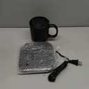 Coffee Mug Warmer & Mug Set for Desk, Electric Coffee Cup Warmer with Ceramic Mug, Smart Heated Coffee Mug with Auto Shut Off for Office/Home, Christmas/Birthday/Coffee Gifts for Men & Women, Black