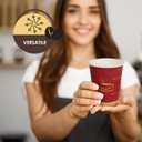 PAMI Hot Coffee 12oz Paper Cups -Disposable Take-Away Coffee Cups For Hot Drinks- Single-Use Paper Glasses For Espresso, Hot Chocolate, Tea- Cute To-Go Hot Beverage Drinking Cups (50 Count)