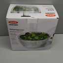 OXO Good Grips Salad Spinner | Lettuce Spinner | Fruit Washer | Fruit Washing Bowl with Strainer | Vegetable Cleaner | Salad Cleaner | Lettuce Washer | 6.22 Quart Capacity (White)