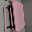 TUTOTAK C Shaped End Table with Tiltable Surface, Adjustable Height Side Table, Slide Under Couch Table TV Tray for Eating, Sofa Tray for Livingroom, Bedroom Black TB01BK091