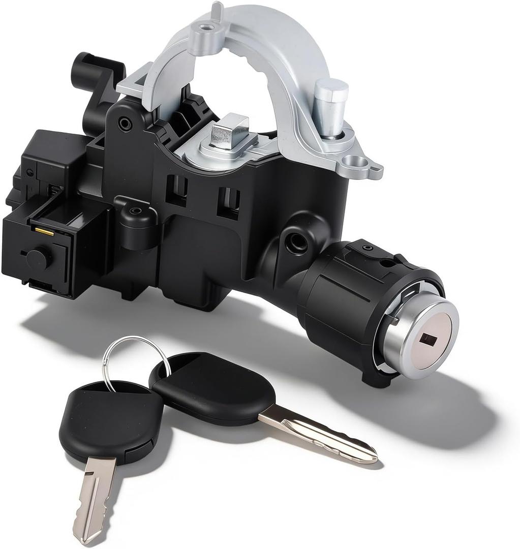 989-019 Ignition Switch Lock Cylinder Assembly with 2 Chip Keys and Shear Bolt, Fit for 2008-2012 Ford Escape, 2009-2011 Ford Focus, Mazda Tribute, Mercury Mariner, Replaces 9L8Z-3511-A