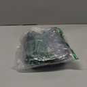 AURUZA Clear Makeup Bag,Portable Travel Toiletry Bags with Zipper, TSA Approved Clear Organizer Bags, PVC Cosmetic Pouch for Airport Airline Compliant (12 Packs Black)