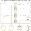 Planner 2026 - Weekly & Monthly Planner from January 2026 to December 2026, Agenda 2026 with Inner Pocket, Elastic Band, 6.4" x 8.5", Crushed Flower