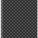 2 x Softcover Spiral-Bound Black and White Pattern Internet Address & Password Keeper Book, 94 pages; 5" x 8-1/2"