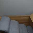 Lesure Dog Stairs for Small Dogs Pet Steps Ramp for High Bed and Couch with CertiPUR-US Certified Foam with Non-Slip Bottom, Grey, 4 Steps