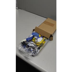 12 Pcs 12 * 10in Volleyball Drawstring Bags String Backpack Bulk Party Favors Cinch Gift Bags for Volleyball Team(Blue, Yellow, White)