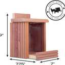 Pennington Cedar Squirrel Snacker Feeder, 2.75 LB Capacity